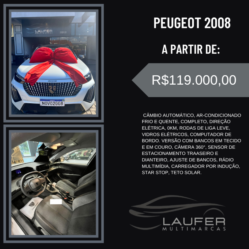 PEUGEOT 2008 ZERO KM  - foto 3